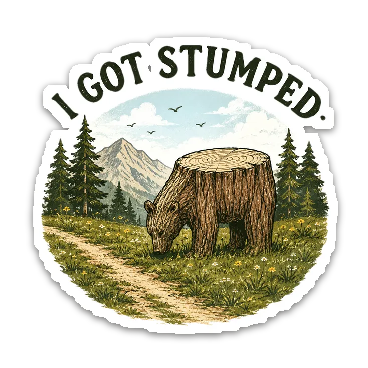 The Grazer die-cut sticker